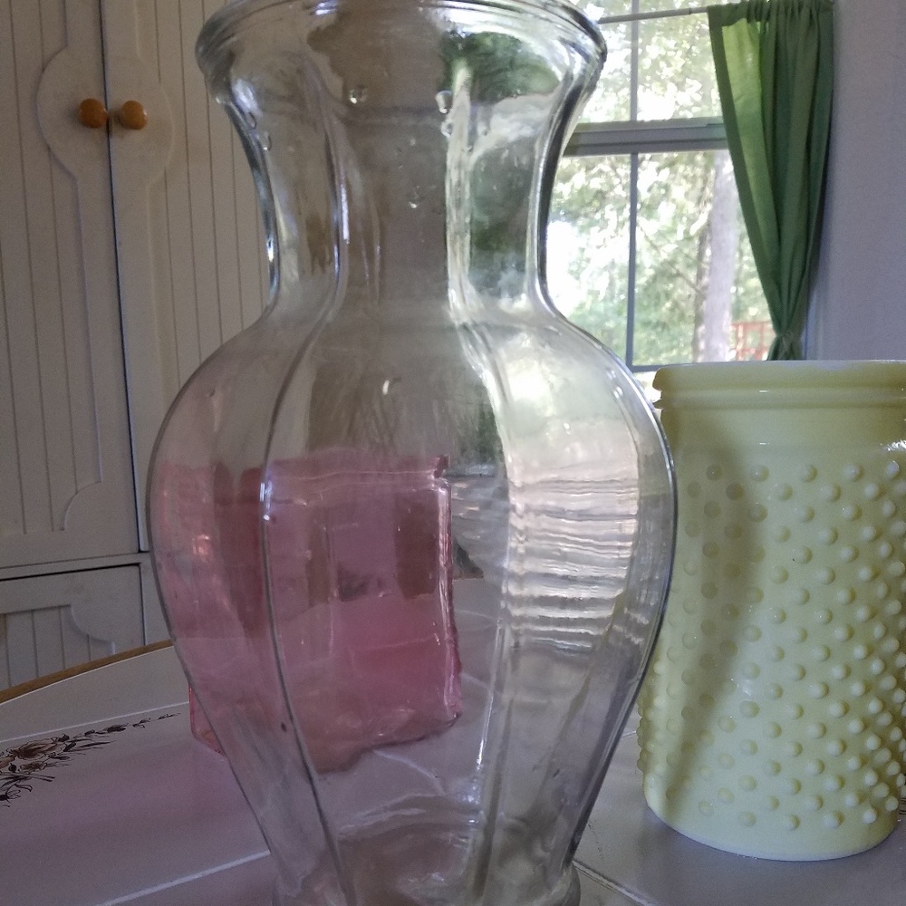 Hourglass Glass Vase
